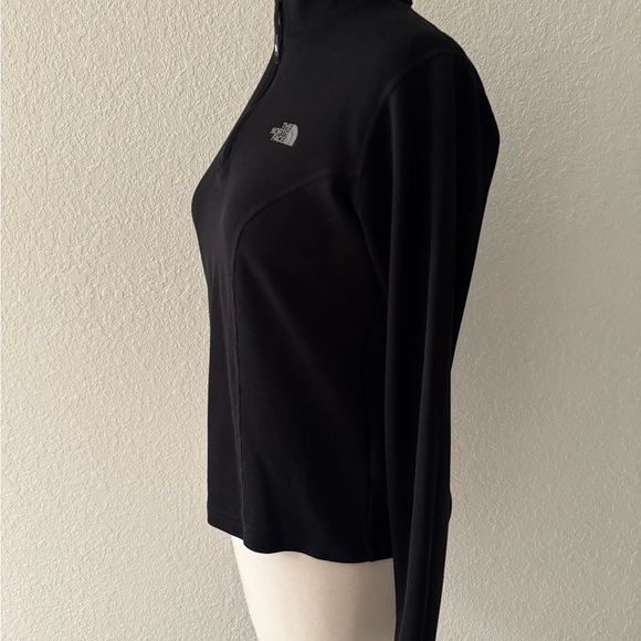 The North Face Vapor Wick 1/4 Zip Pullover Jersey‎ Black **Small EUC - Picture 6 of 12
